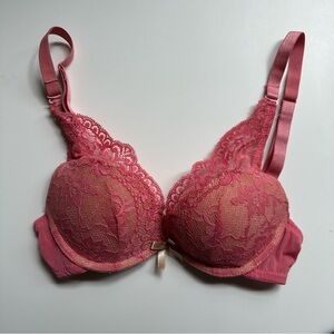 The Little Bra Company,  Lucia Bra, Size 28C, Coral-Pink,